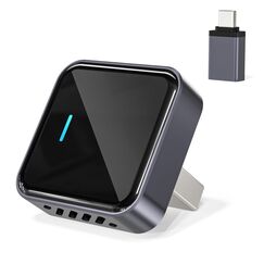 Nano Wireless CarPlay Adapter f&uuml;r iPhone, Wandelt kabelgebundenes CarPlay in kabelloses um, Stabile Steuerung & Keine Verz&ouml;gerung, Mit USB-A auf USB-C Adapter