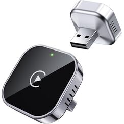Jumpeak CarPlay Wireless Adapter Upgrade von Wired CarPlay auf Wireless, Mini-USB-Design für Autos mit Wired Car Play, Plug und Play, Schnelle und Stabile Verbindung für Car Play mit iPhone