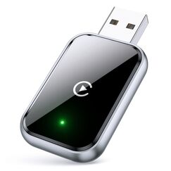 AIZEO Wireless CarPlay Adapter, Superschnelle Upgrade von Wired auf Wireless, Plug und Play, Mini & Stabiler, kompatibel mit iPhone iOS 10+ & Autos mit Wired CarPlay, Black