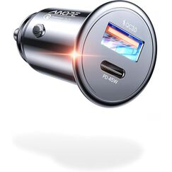 AINOPE 67.5W Volllast Zigarettenanzünder USB C [99% Unsichtbar], 12V USB Adapter Auto Ladegerät USB C [PD45W & QC3.0] Kfz Ladegerät für Galaxy S25 Ultra, iPhone 17 Pro Max Air, Xiaomi 15, iPad