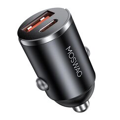 MOSWAG Zigarettenanz&uuml;nder USB Ladeger&auml;t, Mini Autoladeger&auml;t USB C QC 3.0, Dual Ports Schnellladeger&auml;t Autoladeger&auml;t F&uuml;r iPhone 16 15 Samsung Galaxy und Mehr