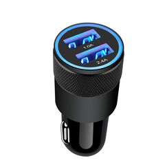 Zigarettenanz&uuml;nder USB Ladeger&auml;t, 3.4A Auto Ladeger&auml;t 2-Port USB Kfz Ladeadapter f&uuml;r iPhone 17 Pro/16/15/14/13/12/11, Samsung Galaxy S26 Ultra/S25 FE/S24/S23/S22/S21/A17/A16/A56/A55/A36, Google Pixel