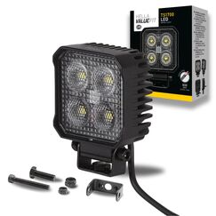 HELLA Valuefit TS1700 LED Arbeitsscheinwerfer 12V - 24V 1700 Lumen Nahfeldausleuchtung starke Lichtleistung in kompaktem Design: Offroad LED Scheinwerfer für Traktor Auto LKW ATV -1GA 357 110-002