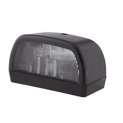 HELLA 2KA 998 523-131 Kennzeichenleuchte - Kennzeichenbeleuchtung - Anhänger - Halogen - 12/24V - geschraubt/Anbau - ADR/GGVS - Lichtscheibenfarbe: glasklar - Menge: 1