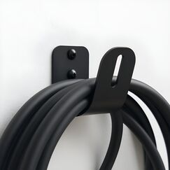 EVify Typ 2 Wandhalterung, Ladekabel Halterung • Stabile Wallbox Kabelhalterung mit glatten Kanten, inkl. Montagezubehör