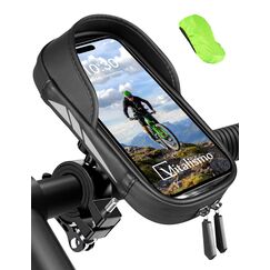 Vitalismo Fahrrad Handyhalterung Wasserdicht Lenkertasche 360&deg;Drehbarem Motorrad Handyhalter f&uuml;r 4.7-7 Zoll Smartphone mit Regenhaube Handy Halterung Lenker Tasche Fahrradhalterung Fahrradtasche