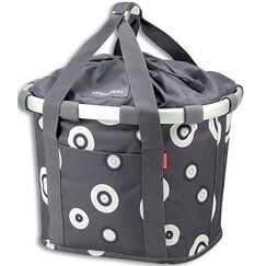 KLICKfix Unisex Fahrradtasche, bubbles anthra, 0303BA, 35 x 28 x 5 cm, Bubble Anthracite