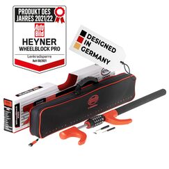 HEYNER® Lenkradsperre Wegfahrsperre mit Zahlenschloss Diebstahlsicherung für PKW extra lang