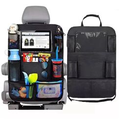 Newaner Auto R&uuml;ckenlehne Schutz Unterst&uuml;tzung Multi Pocket Organisator, Oxford Tuch verhindern Kick Auto R&uuml;cksitz gro&szlig;en Veranstalter, Kinder, Veranstalter und Car Back Seat Organiser