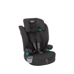 Graco Eldura™ R129 Kindersitz, Autositz vorwärtsgerichtet ab 15 Monaten bis ca. 12 Jahre (76-150 cm), Seitenaufprallschutz, schwarz, Midnight