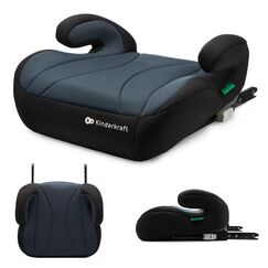 Kinderkraft I-BOOST Kindersitz 135-150cm I-Size, Sitzerhöhung von 9 bis 12 Jahre, Einfache montage, ergonomische Haltung, zusätzlichen Schaumstoff, Schwarz