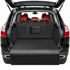 KYG Kofferraumschutz Hund Universelle wasserdichte & Widerstandsf&auml;hige Kofferraum Schutzmatte Hund mit Seitenschutz Kofferraumschutz Leicht zu reinigen f&uuml;r Auto, SUV & LKW, 185 * 105 * 38cm - Schwarz