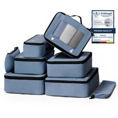 Koffer Organizer Packing Cubes 8 Teilige, Packw&uuml;rfel Travel Reise Organizer Set F&uuml;R Handgep&auml;Ck Koffer Und Rucksack