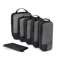 BAGSMART Kleidertaschen Set 6 Teilig packtaschen Kompression Packwürfel Set mit Wäschesack für Rucksack,reise organizer,Koffer Organizer auf Travel