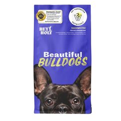 HEY HOLY Premium Trockenfutter für Bulldoggen 100% getreidefrei | 7kg hypoallergenes Hundefutter für ausgewachsene Bulldoggen mit Lachs | Hochverträglich aus natürlichen Zutaten