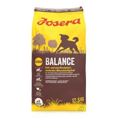 JOSERA Balance (1 x 12,5 kg) | Senior | Premium Trockenfutter für ausgewachsene ältere Hunde | Geflügel & Reis | fett- und eiweißreduziert speziell für Senioren | weizenfrei | Hundefutter | 1er Pack