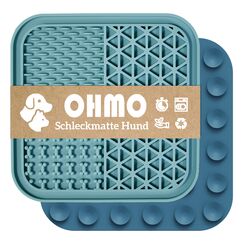 OHMO Schleckmatte Hund, Leckmatte für Welpen Katze - 2 Pcs für Haustier Angst Relief und langsam füttern, Lebensmittelqualität Silikon