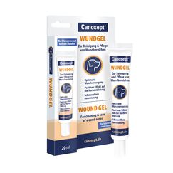 Canosept Wundgel für Hunde 20ml - Wundsalbe Hund - Reinigung & Pflege von Wundbereichen beim Hund - Optimale Wundversorgung - Stressfreie Anwendung - Von Tierärzten empfohlen