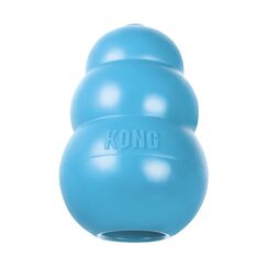KONG Puppy - Befüllbares Beißspielzeug für Hunde - Naturkautschuk - Für Mittelgroße Welpen - Rosa