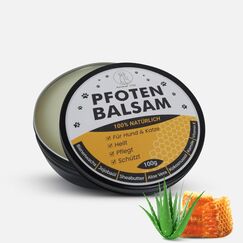 Animal Vita® Pfotenbalsam 100ml für Hunde und Katzen [mit Bienenwachs] 100% natürliche Inhaltsstoffe - Pflegt rissige und spröde Pfoten - Natürliche Pfotenpflege - Nasenbalsam ohne Parfüm