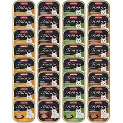 animonda Vom Feinsten Adult Vielfalt (32 x 100 g), Nassfutter für ausgewachsene Katzen, Katzenfutter ohne Getreide und Zucker, mit 100 % frischen, fleischlichen Zutaten