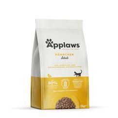 Applaws getreidefreies Katzentrockenfutter mit Huhn für ausgewachsene und reife Katzen, natürlich und vollständig (1x 7,5kg Packung)