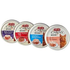 animonda Carny Adult Ocean Meeresvielfalt Nr. 1 (12 x 80 g), Katzennassfutter für ausgewachsene Katzen, Nassfutter mit zartem Fischfilet, Katzenfutter ohne Getreide und Zucker