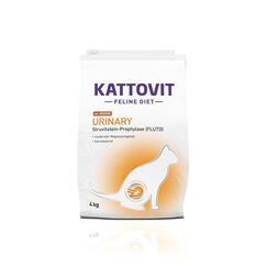 KATTOVIT - Urinary Trockenfutter für Katzen | Katzentrockenfutter für ausgewachsene Katzen mit Harnwegserkrankungen. Diätfutter als Alleinfuttermittel | 4 kg Huhn