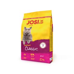 JosiCat Sterilised Classic (1 x 10 kg) | Adult | Premium Trockenfutter für kastrierte Katzen | mit wenig Fett und viel Protein | Powered by JOSERA | Katzenfutter | Alleinfuttermittel | 1er Pack