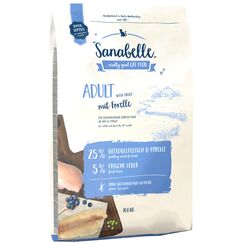 Sanabelle Adult mit Forelle | Katzentrockenfutter für ausgewachsene Katzen (ab dem 12. Monat) | 1 x 10 kg