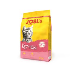 JosiCat Kitten (1 x 10 kg) | Junior | Premium Trockenfutter für wachsende sowie tragende & säugende Katzen | mit hohem Energiegehalt & wertvollem Lachsöl & Vitaminen | Powered by JOSERA | 1er Pack