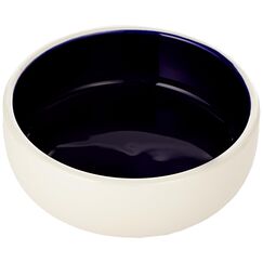 TRIXIE Napf KERAMIKNAPF spülmaschinengeeignet 0,3 l ø 13cm creme/blau für Katzen