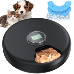 Futterautomat Katze Nassfutter Katzenfutter Automat: Futterspender Katze - Nassfutterautomat für Katzen Kabellos - Katzen Futterautomaten Kuehlung - Automatischer Futterspender Hund mit Akku Timer