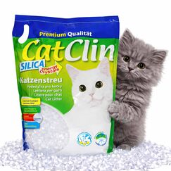 Catclin 8x8l=64l Magic SILIKAT KATZENSTREU-PowerCat STREU-Forever CLEAN