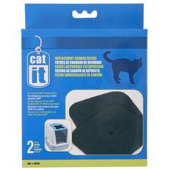 Catit Aktivkohlefilter für die Catit Katzentoiletten mit Abdeckung, 2er Pack
