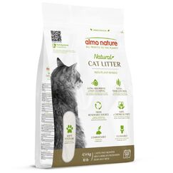 Almo Nature Natural Cat Litter Soft Texture - Klumpende Katzenstreu, 100% pflanzlich, biologisch abbaubar, ergiebig und gegen Gerüche. Sack 4,54Kg