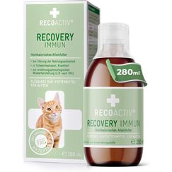 RECOACTIV Recovery Immun für Katzen, 280 ml, hochkalorisches Diät-Alleinfuttermittel zur Gewichtszunahme und ernährungsphysiologischen Wiederherstellung, bei Mangelernährung und hohem Energiebedarf