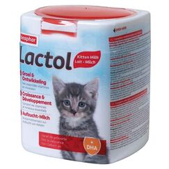 BEAPHAR - Lactol Aufzucht-Milch - Für Kätzchen - Von Geburt An - Muttermilchersatz Mit DHA, Vitaminen Und Mineralien - Unterstützt Gesunde Aufzucht Und Stärkung - 500 g