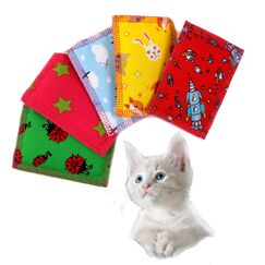 Joli Moulin Premium Katzenminze Katzenspielzeug Schmusekissen Duftkissen Oeko-TEX 100 der Umwelt zuliebe, Konservierungsbeutel, Catnip 5 Stück für glückliche Katzen (Katzenminze)