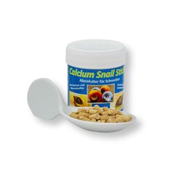 Calcium Snail Sticks - Futtersticks für Schnecken als Alleinfutter mit Kalzium und Vitaminen für kräftige Schneckenhäuser, 45g