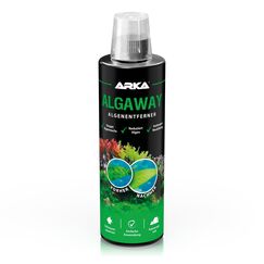 Algenvernichter Aquarium 473 ml – gegen Faden-, Punkt- & Grünalgen – kupferfrei & pflanzensicher – für klares Wasser & gesunde Pflanzen im Süßwasseraquarium – ARKA Algaway