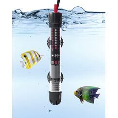 NETONDA Aquarium Heizung 60l 50W Aquarium Heizstab einstellbar Aquariumheizer mit Thermostat Regelheizer für Fischtanks und Aquarium 30L-60L (20-34°C, 50W)