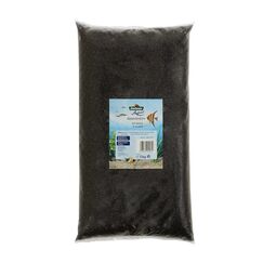 Dehner Aqua Aquarienkies | Farbkies schwarz für das Aquarium | feiner Aquariumkies | Bodengrund für Aquarien | kantengerundet | Zierkies | Körnung 2 - 4 mm | Bodenkies | Sand | 5 kg,