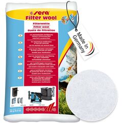 sera Filterwatte 250 g - Zur mechanischen Vorfilterung feinerer Schmutzpartikel