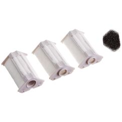 Dennerle Corner Filter Element 40/60, 3er Pack - 3x Filterelement inkl. 1 Filterschwamm - Ersatzkartusche für Eckfilter