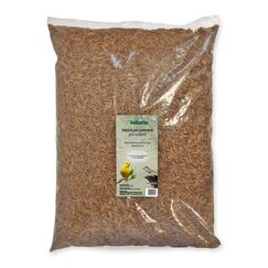 Eggersmann volaris Mehlw&uuml;rmer getrocknet 5kg &ndash; Wildvogelfutter proteinreich & nat&uuml;rlich &ndash; Getrocknete Mehlw&uuml;rmer ideal f&uuml;r Wildv&ouml;gel, H&uuml;hner & andere Heimtiere &ndash; Vogelfutter frei von Pestiziden