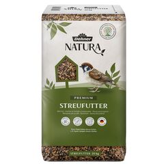 Dehner Natura Premium Wildvogelfutter, Streufutter, Ganzjahresfutter proteinreich / energiereich, hochwertiges Vogelfutter für Wildvögel, 20 kg