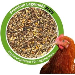 25 kg Premium Hühnerfutter und Kükenfutter, Legemehl Plus mit Oregano - Geflügelfutter für Hühner, Gänse, Enten