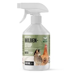 AniForte Milbenspray Hühner & Geflügel 500ml - gegen Milben & Parasiten, Milben Stop, Milbenmittel als Umgebungsspray & Kontaktspray, zur Vorbeugung & bei akutem Befall