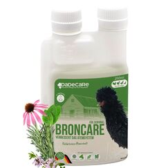 Broncare Respiratorischer Zusatz mit ADEC - 250 ml für Hühner, Geflügel und exotische Vögel - Mit ätherischen Ölen, Immunsystem- und Atemwegsstärkung - Enthält Echinacea, Minze und Rosmarin